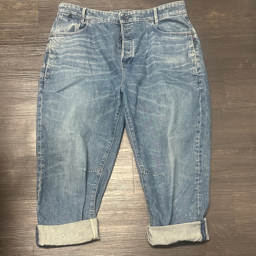 G-Star C-Staq boyfriend crop Blue Jeans